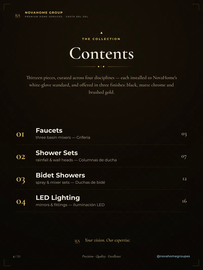 The Bathroom Collection catalogue, page 2 of 20