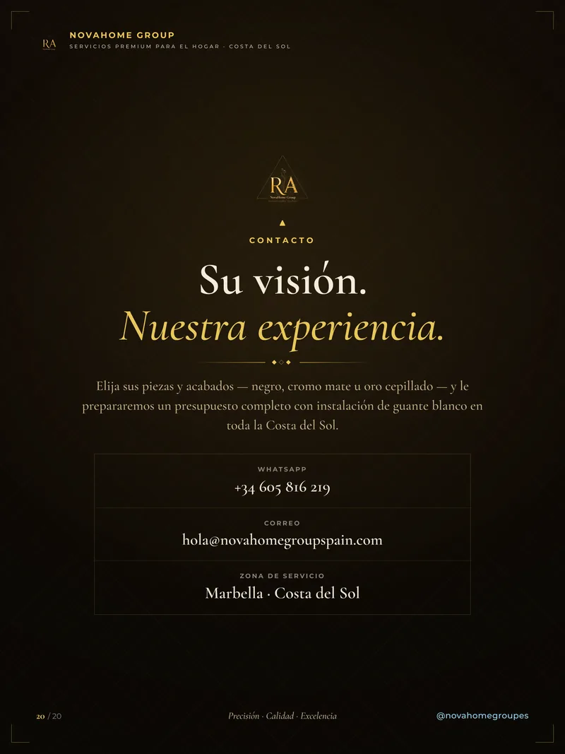 Catálogo La Colección de Baño, página 20 de 20