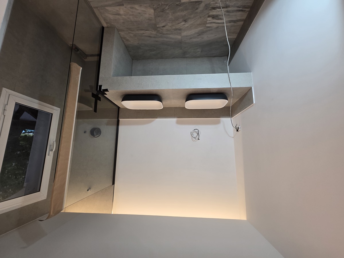 During: basins placed